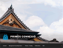 Tablet Screenshot of primusconnexio.com